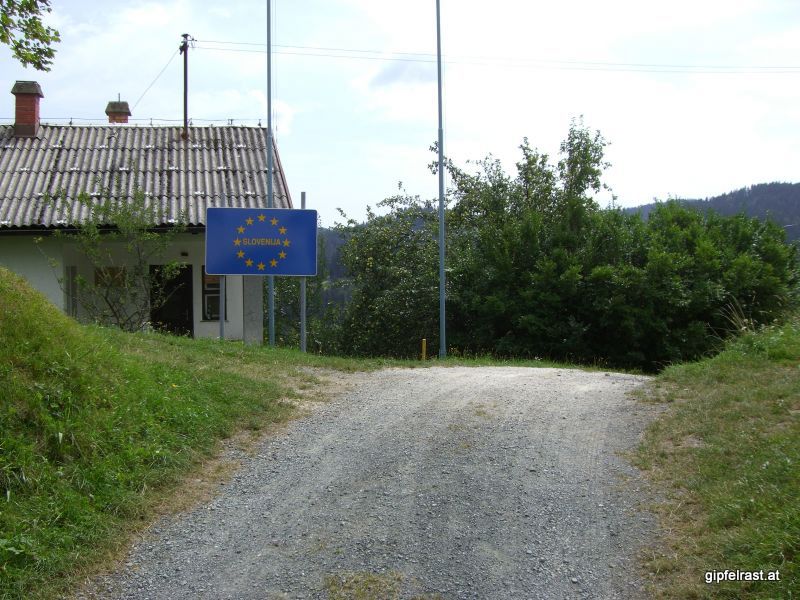 Der kleine Grenzübergang Oberhaag/Kapla