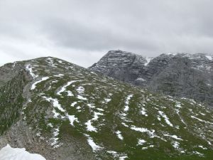 Das Warscheneck (hinten Mitte, 2388m)