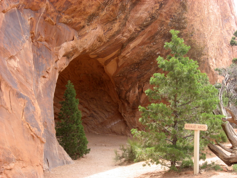 Navajo Arch (mit Christbaum?)