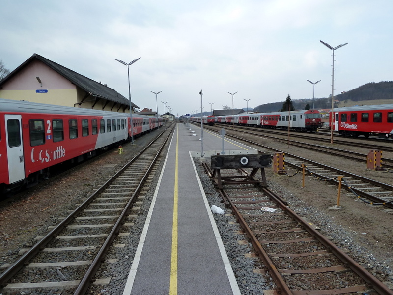 Der unerwartet große Bahnhof in Fehring