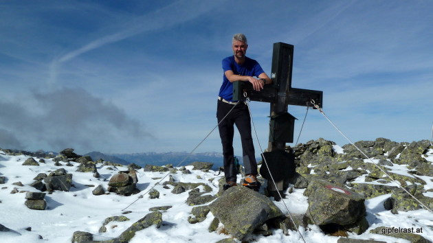 Am Gipfel des Hochreicharts (2416m)