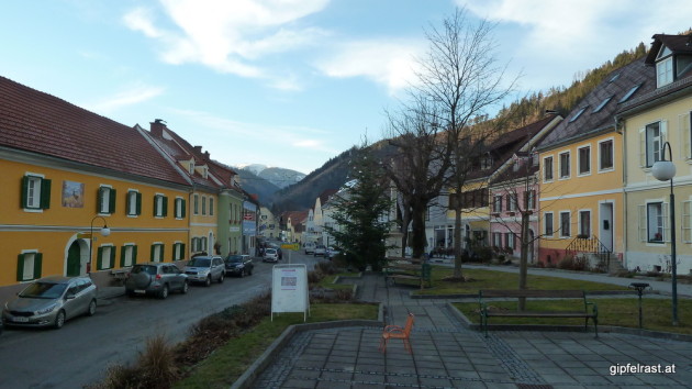 Das Ortszentrum von Übelbach