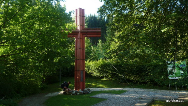 Das ehemalige Gipfelkreuz vom Großen Priel