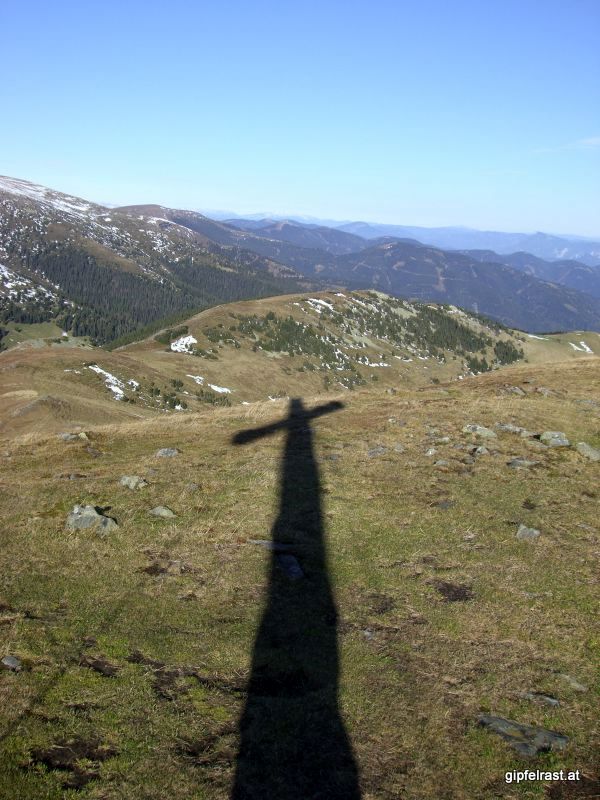 Gipfelkreuz am Rossbachkogel
