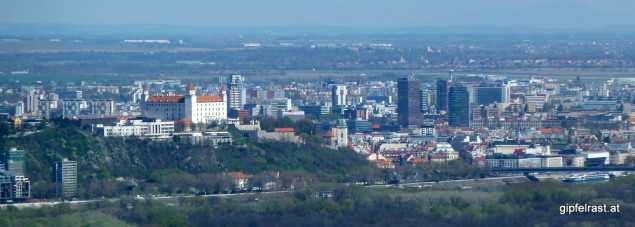 Aussicht nach Bratislava