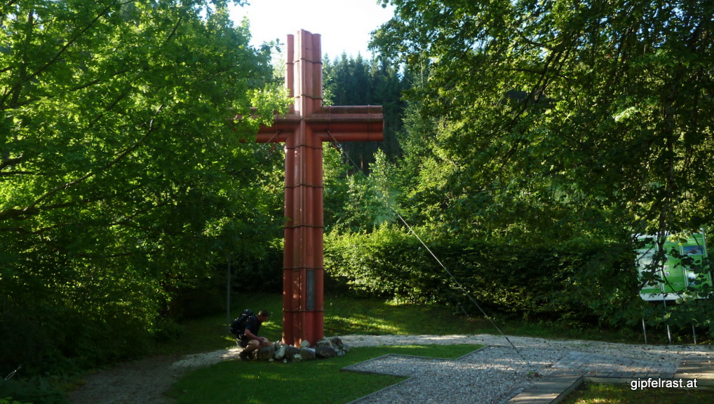 Das ehemalige Gipfelkreuz vom Großen Priel