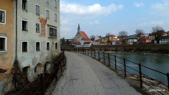 Wieder bei Oberndorf und Laufen