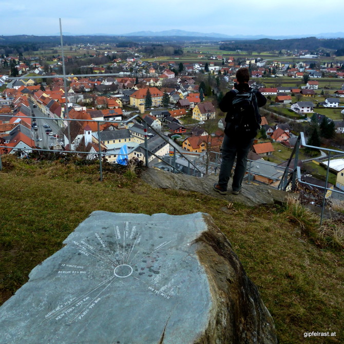 Blick auf Schwanberg und in die weite Welt