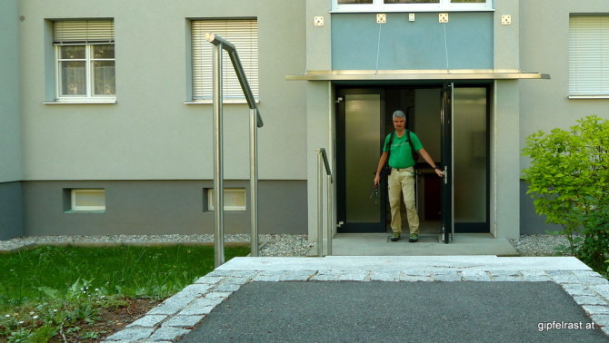 Startpunkt einer jeden Wallfahrt: die eigene Haustür!