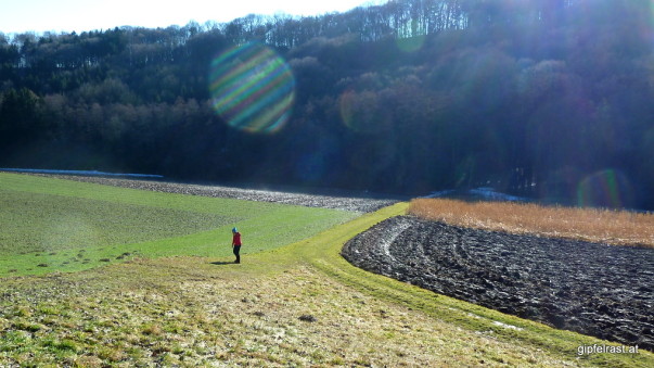 Der Kaskögerlweg nicht nur durch Wiesen und Felder...